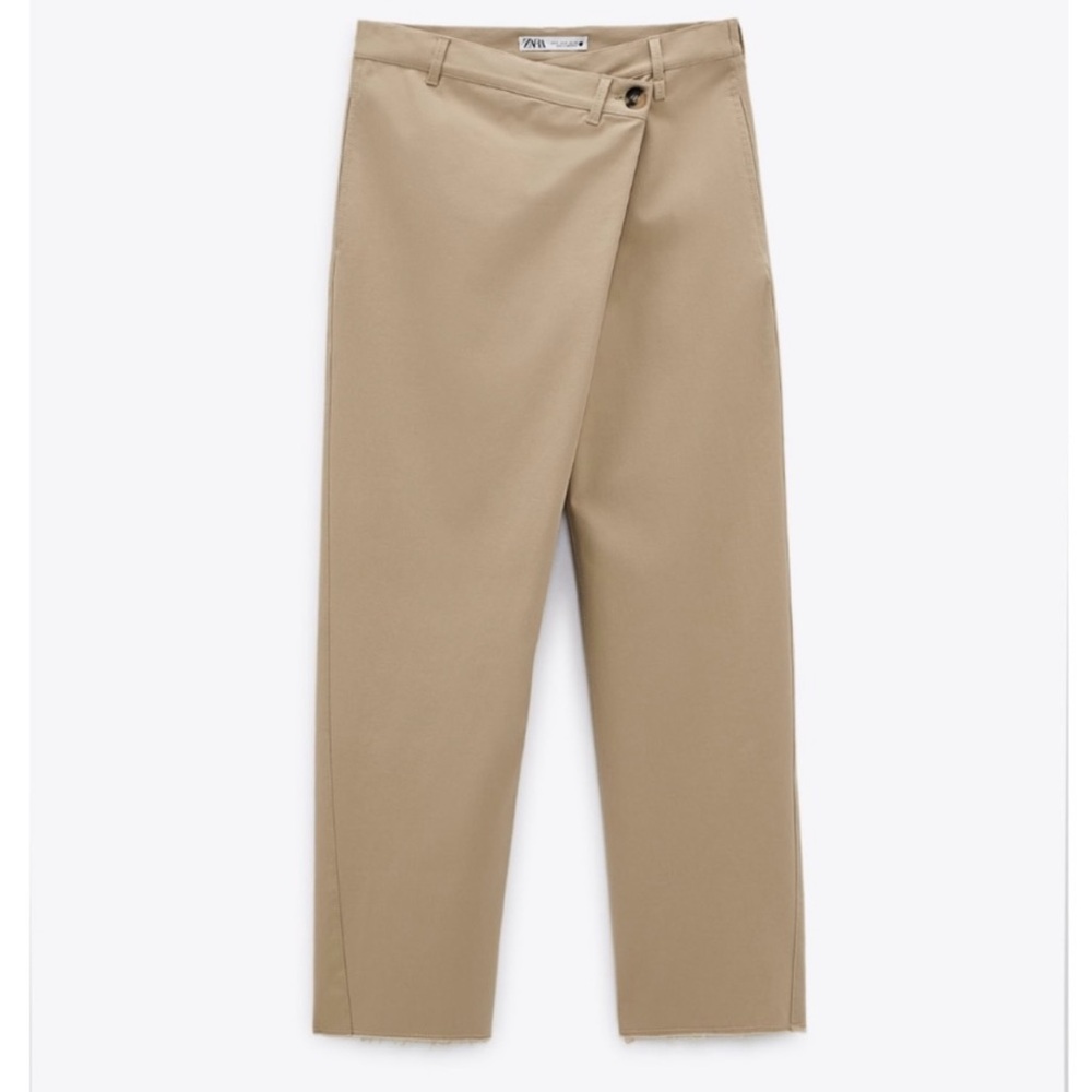 Zara Asymmetric Waist Pants NWT